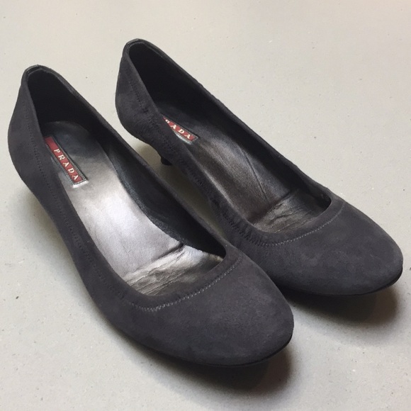 PRADA Calzature Donna Suede Kitten Heels - Picture 3 of 8